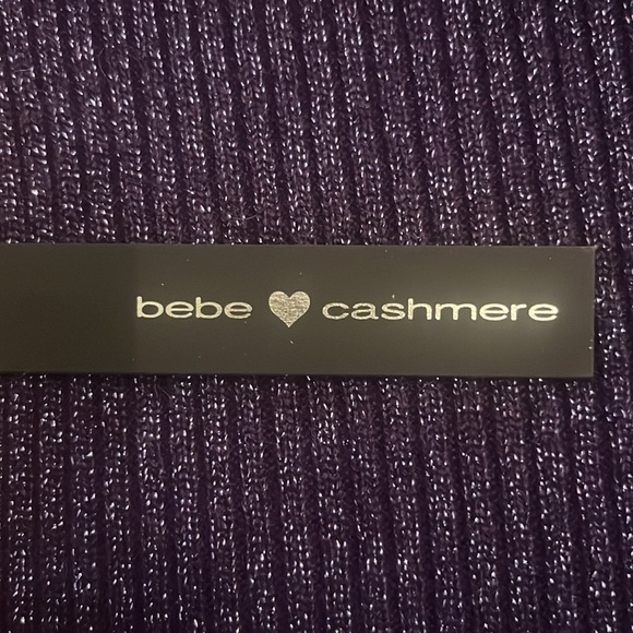 Bebe Purple Cashmere Sweater - Picture 10 of 13